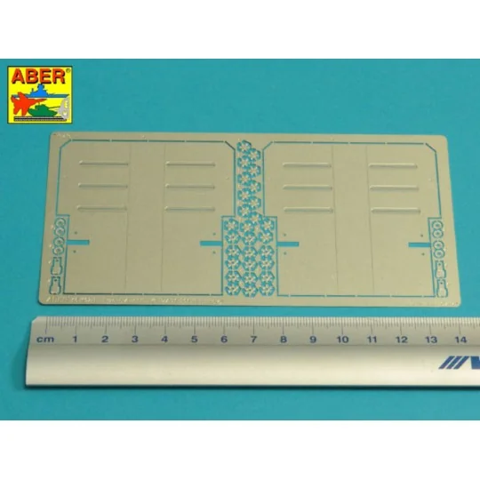 Tiger I, E Tunisia 501 abt.- Exhaust Covers, 1/16 - Aber Models 16144