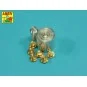 Tiger I, E Tunisia 501 abt.- Air filter covers, 1/16 - Aber Models ...
