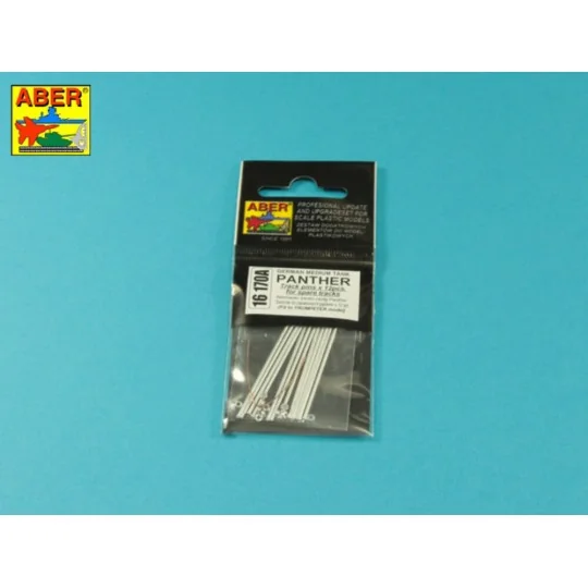 Panther spare track link pins x 12 pcs., 1/16 - Aber Models 16 170A