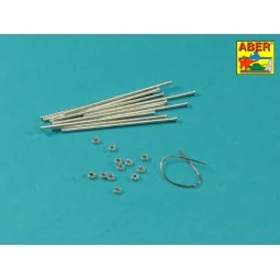 Panther spare track link pins x 12 pcs., 1/16 - Aber Models 16 170A 2