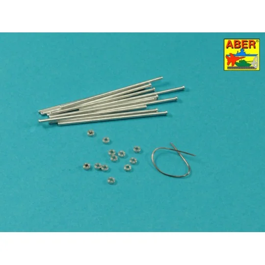 Panther spare track link pins x 12 pcs., 1/16 - Aber Models 16 170A