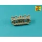 Panther spare track link pins x 12 pcs., 1/16 - Aber Models 16 170A