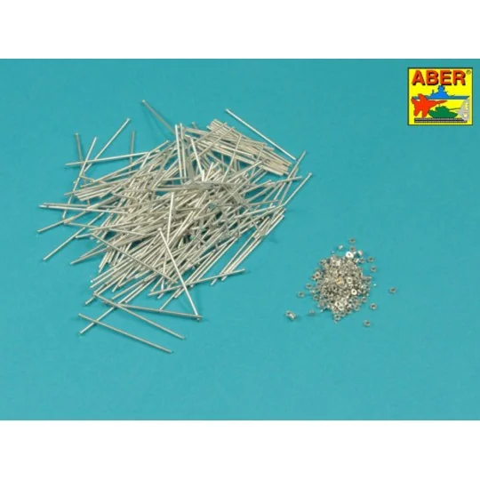 Panther track link pins x 176 pcs., 1/16 - Aber Models 16 170B