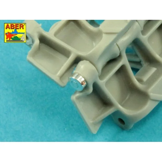 Panther spare track link pins x 12 pcs., 1/16 - Aber Models 16 170A