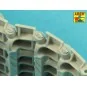 Panther track link pins x 176 pcs., 1/16 - Aber Models 16 170B