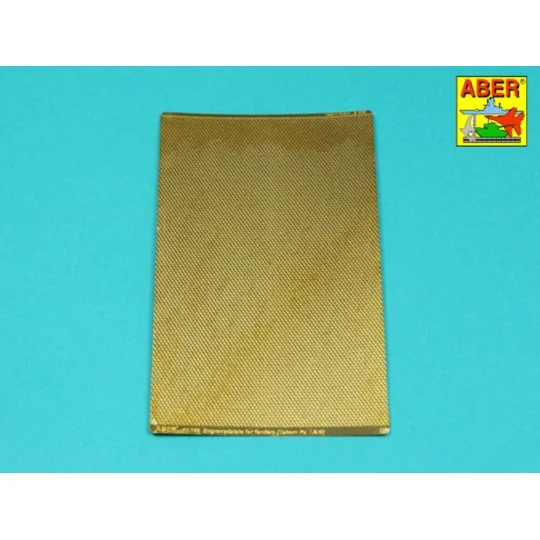 WWII German pattern treadplate for Pz.IA/B & Pz.IIA-F, 1/16 - Aber ...