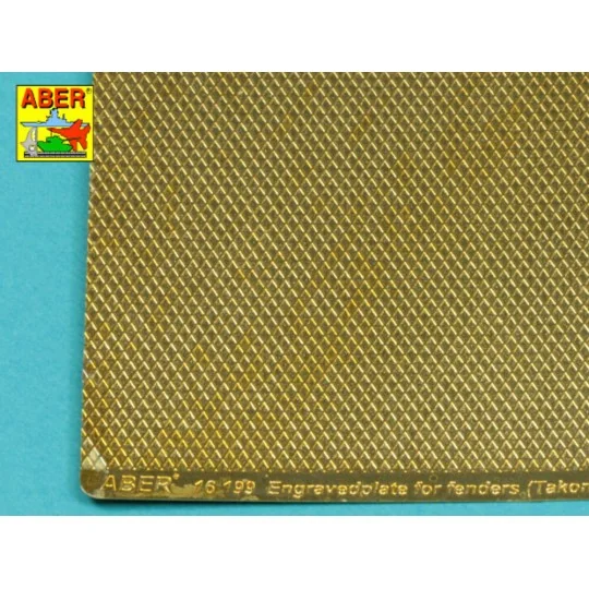 WWII German pattern treadplate for Pz.IA/B & Pz.IIA-F, 1/16 - Aber ...