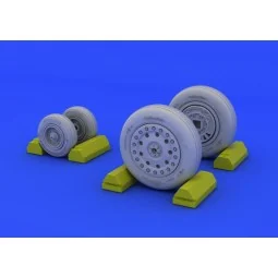 F-4B/N wheels for Academy, 1/48 - Eduard Accessories 648114