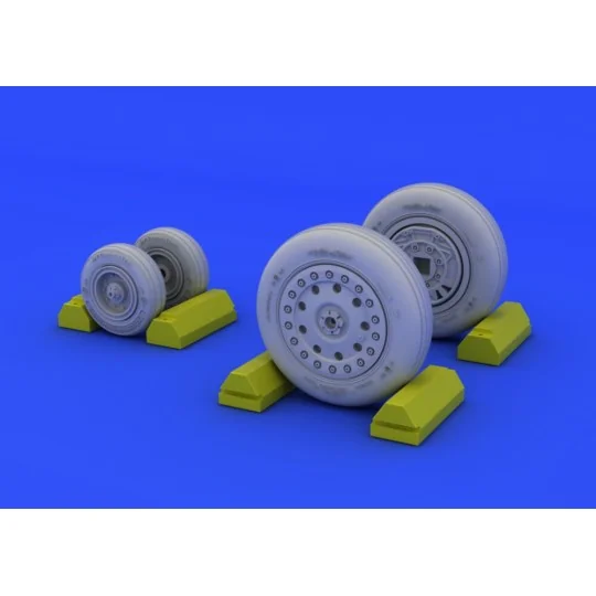 F-4B/N wheels for Academy, 1/48 - Eduard Accessories 648114