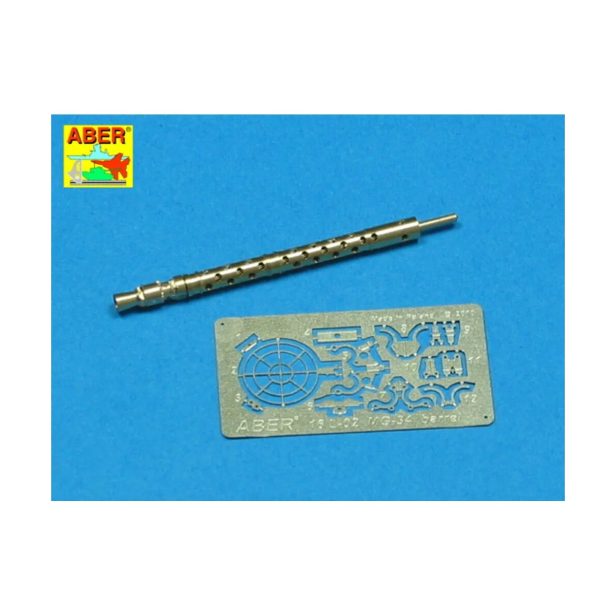 Barrel for MG 34, 1/16 - Aber Models 16 L-02