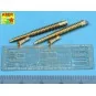 Set of two barrels ZB 37 for Panzer 38(t), 1/16 - Aber Models 16 L-06