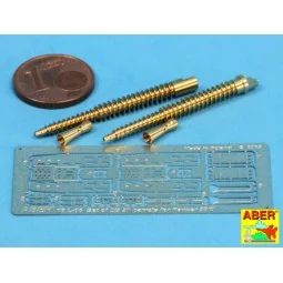 Set of two barrels ZB 37 for Panzer 38(t), 1/16 - Aber Models 16 L-06 2