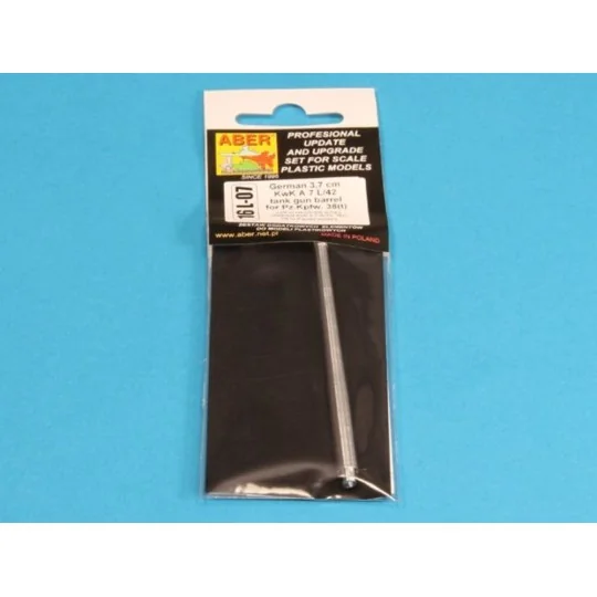 German 3, 7 cm KwK A 7 L/42 tank gun barrel for Pz.Kpfw.(38), 1/16 ...