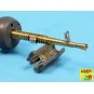 Set of two barrels ZB 37 for Panzer 38(t), 1/16 - Aber Models 16 L-06