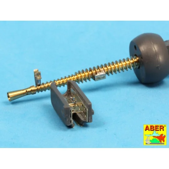 Set of two barrels ZB 37 for Panzer 38(t), 1/16 - Aber Models 16 L-06