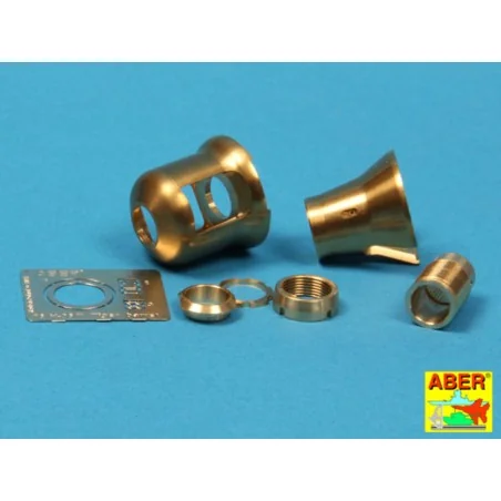 Early muzzle brake used on German 8, 8zm barrel Tiger I-early and T...