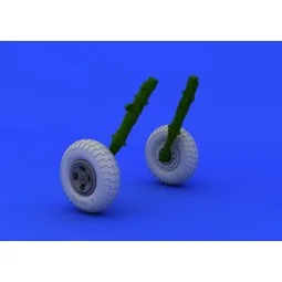 Spitfire wheels - 4 spoke for Eduard, 1/48 - Eduard Accessories 648118