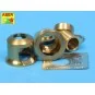 Late muzzle brake forTiger II (Henschel turret), 1/16 - Aber Models...