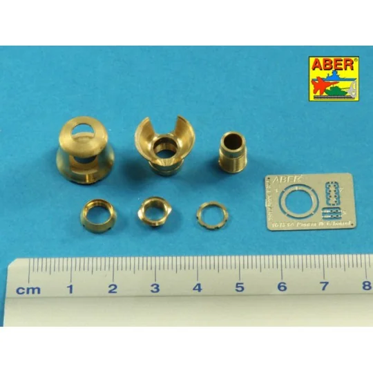Early muzzle brake for 7, 5cm barrel Pz. IV, Ausf. G, 1/16 - Aber M...