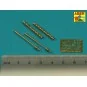 Set of 2 barrels for guns MG13 (long) used in German light tank Pz....
