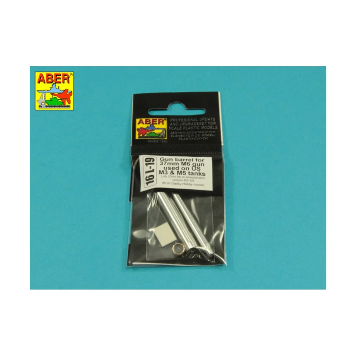 Gun barrel for 37 mm M6 gun used on US M3 & M5 tanks, 1/16 - Aber M...