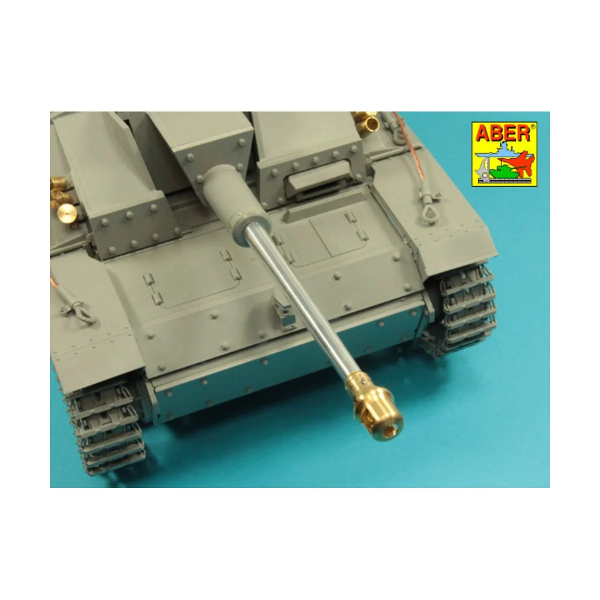 Early muzzle brake for 7, 5cm barrel Pz. IV, Ausf. G, 1/16 - Aber M...