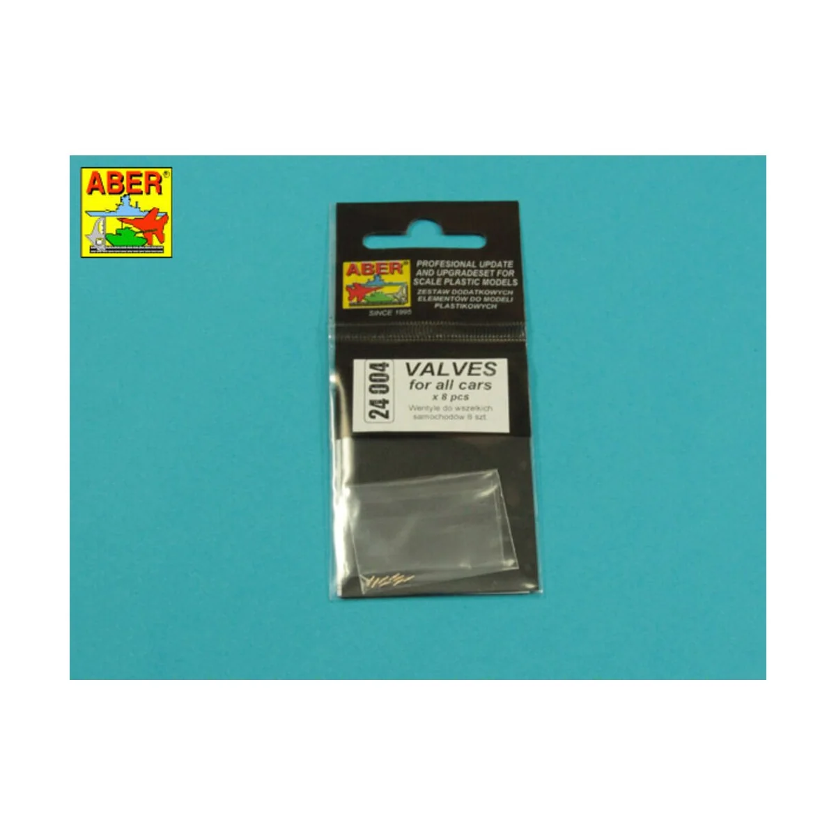 VALVES for all cars x 20pcs, 1/24 - Aber Models 24004