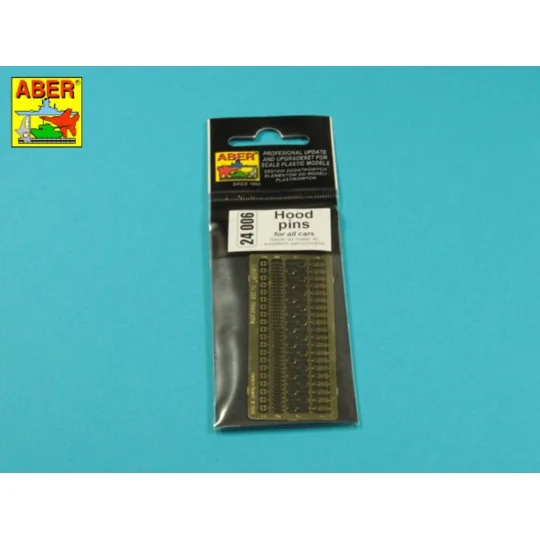 Hood pins, 1/24 - Aber Models 24006