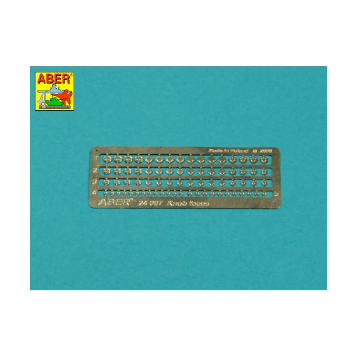 Knob Faces, 1/24 - Aber Models 24007