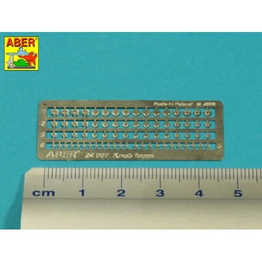 Knob Faces, 1/24 - Aber Models 24007