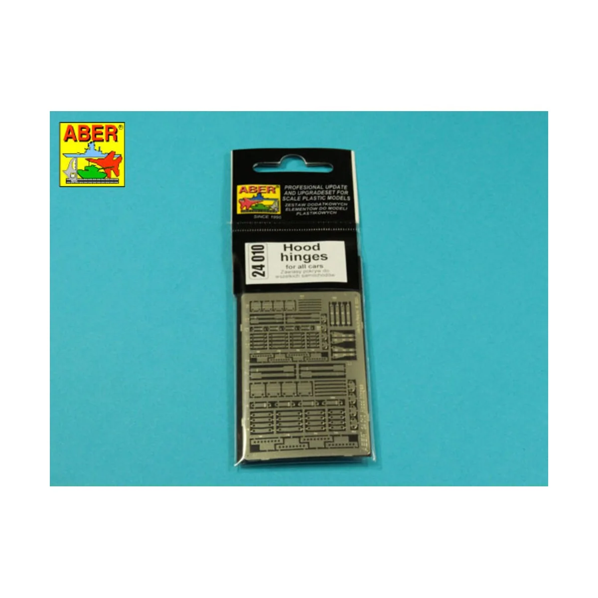 Hood hinges for all cars, 1/24 - Aber Models 24010