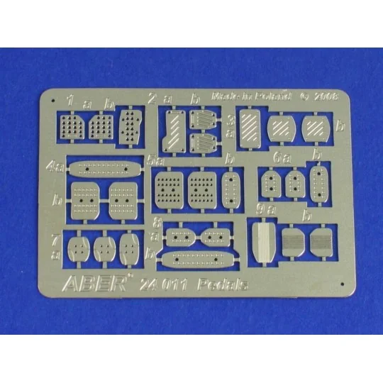 Pedals for all cars, 1/24 - Aber Models 24011