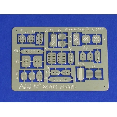 Pedals for all cars, 1/24 - Aber Models 24011