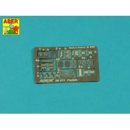 Pedals for all cars, 1/24 - Aber Models 24011 2