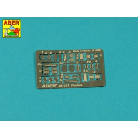 Pedals for all cars, 1/24 - Aber Models 24011