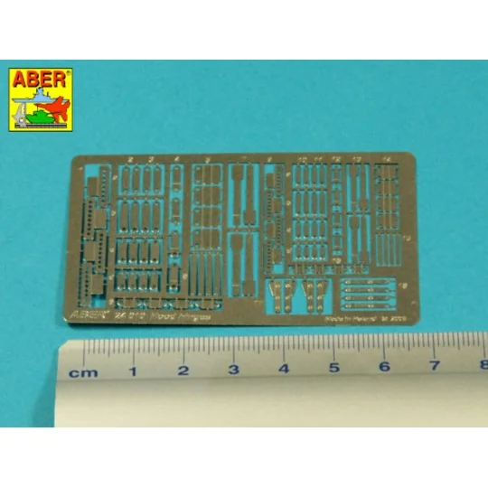Hood hinges for all cars, 1/24 - Aber Models 24010