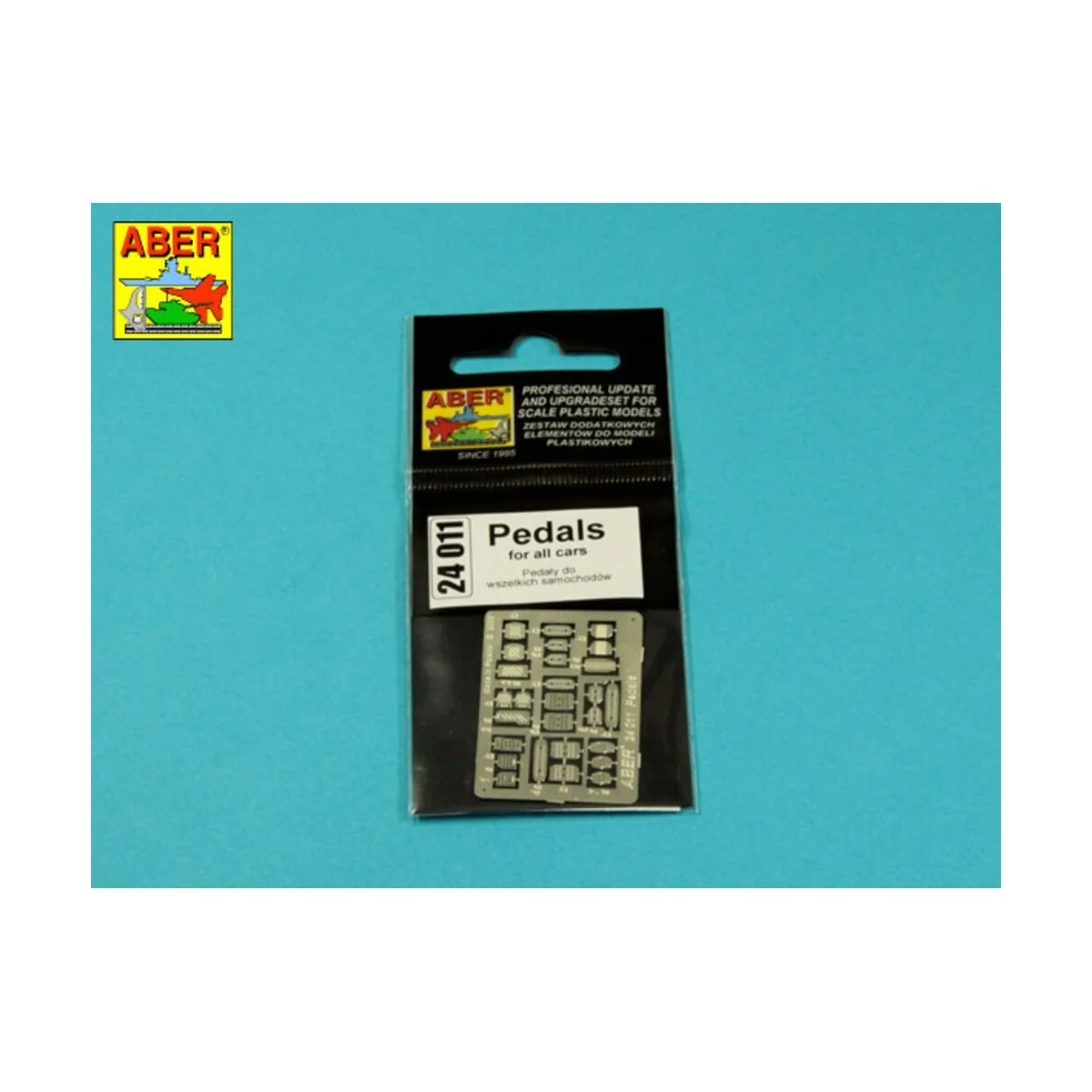Pedals for all cars, 1/24 - Aber Models 24011