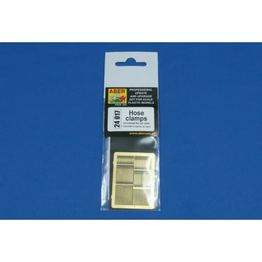 Hose clamps, 1/24 - Aber Models 24017
