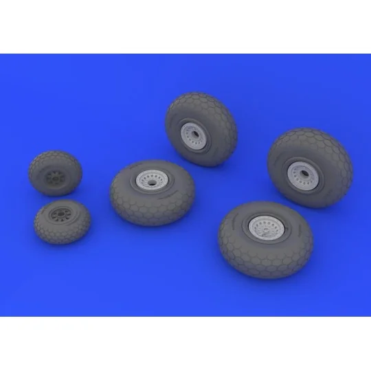 B-29 wheels for Revell, 1/48 - Eduard Accessories 648132 B-29 wheels for Revell, 1/48 - Eduard Accessories 648132