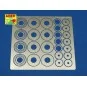 Standard drilled discs brakes dia 14mm, 1/24 - Aber Models 24019