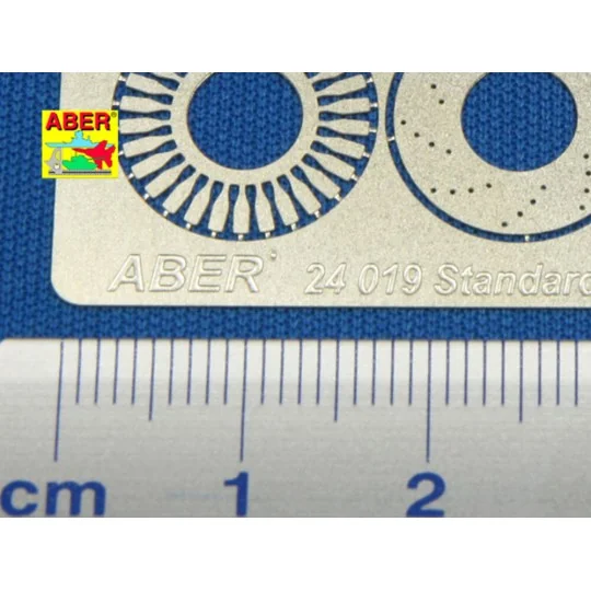 Standard drilled discs brakes dia 14mm, 1/24 - Aber Models 24019