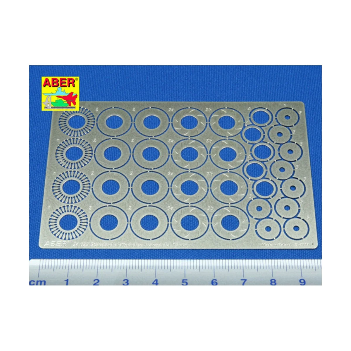 Standard slotted discs 13mm, 1/24 - Aber Models 24023