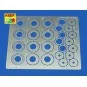 Standard drilled discs 12mm, 1/24 - Aber Models 24024