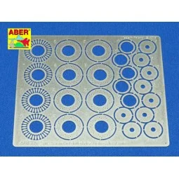 Standard drilled discs 13mm, 1/24 - Aber Models 24022 2