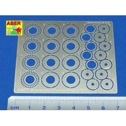 Standard drilled discs 12mm, 1/24 - Aber Models 24024 2