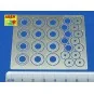 Standard drilled discs 12mm, 1/24 - Aber Models 24024