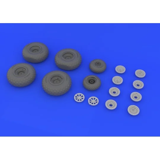 B-29 wheels for Revell, 1/48 - Eduard Accessories 648132 B-29 wheels for Revell, 1/48 - Eduard Accessories 648132