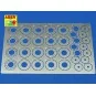 Standard slotted discs 12mm, 1/24 - Aber Models 24025