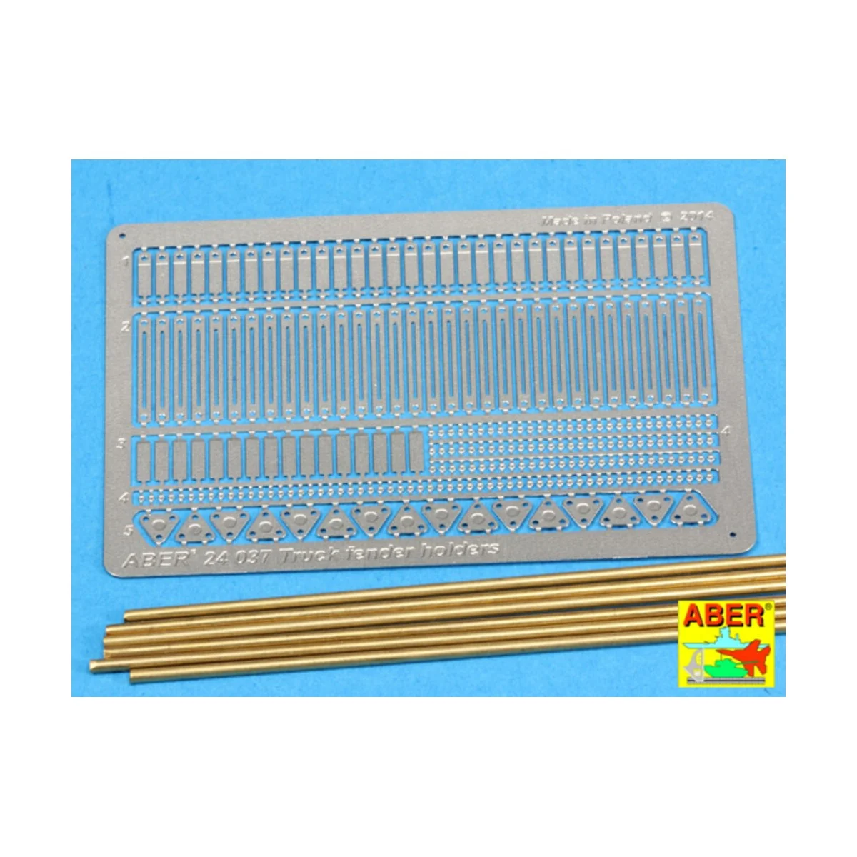 Track fender holders, 1/24 - Aber Models 24037