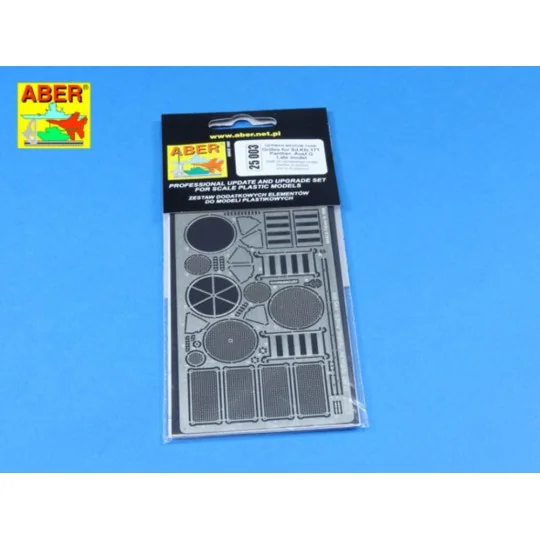 Grilles for Sd.Kfz.171 Panther Ausf.G late model, 1/25 - Aber Model...